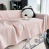 Cooling Textured Sofa Cover Washable Soft Couch Throw Blanket for Summer & Pets