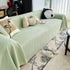 Cooling Textured Sofa Cover Washable Soft Couch Throw Blanket for Summer & Pets