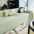 Cooling Textured Sofa Cover Washable Soft Couch Throw Blanket for Summer & Pets