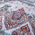 DaDa Bedding Bohemian Summertime White Blue Floral Paisley Bedspread Set (KSX-003)
