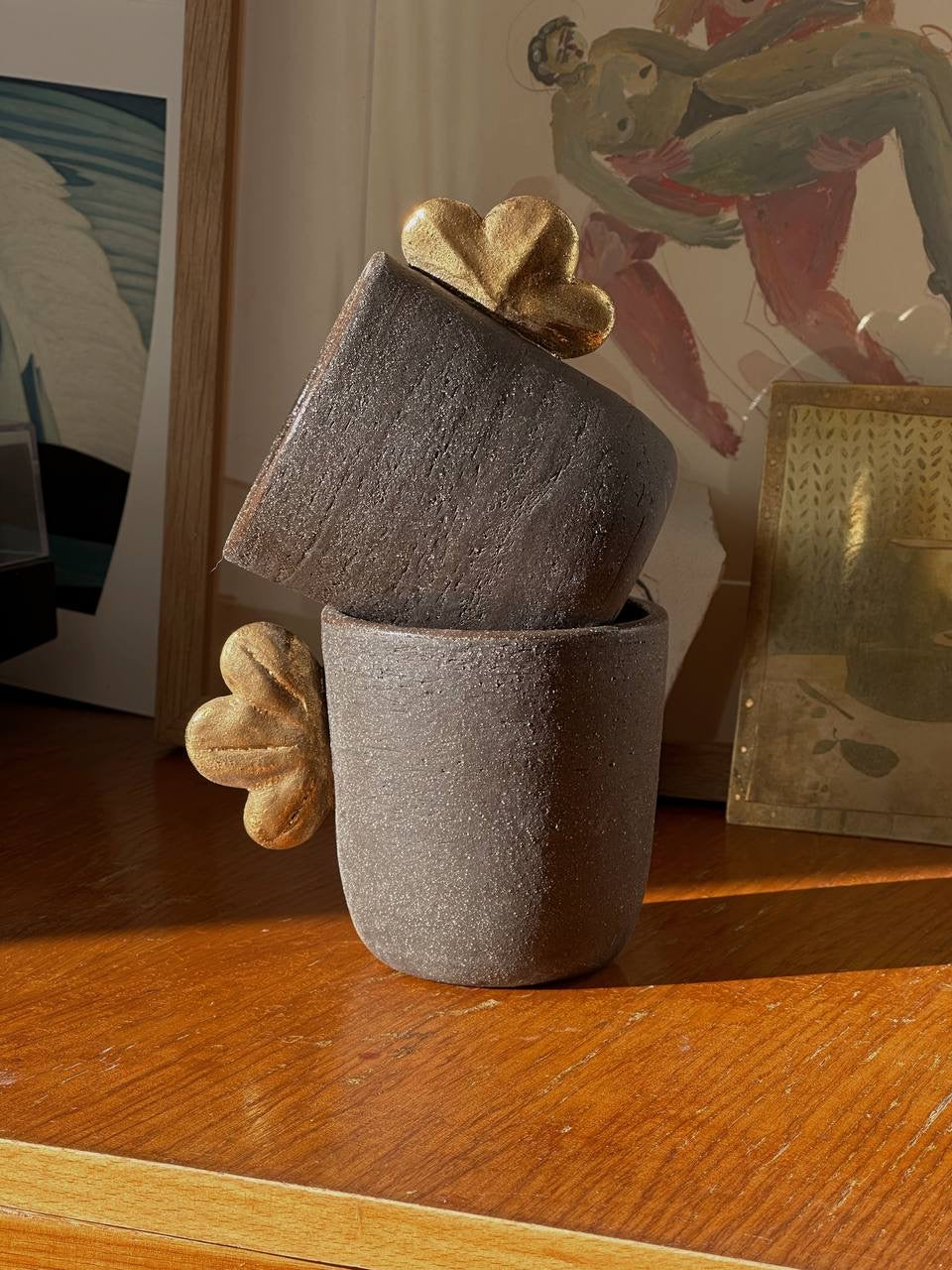 Handmade Stoneware Coffee Cup 
