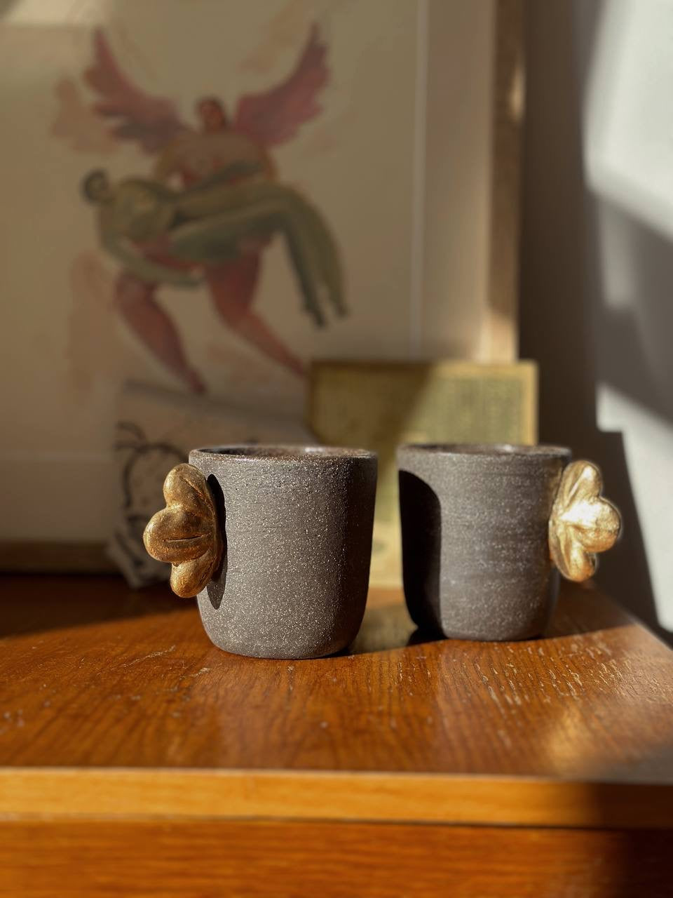 Handmade Stoneware Coffee Cup 