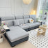 Cooling Stretchy Replacement Couch Cushion Covers for Sectional, Individual Couch Seat Cushion Covers