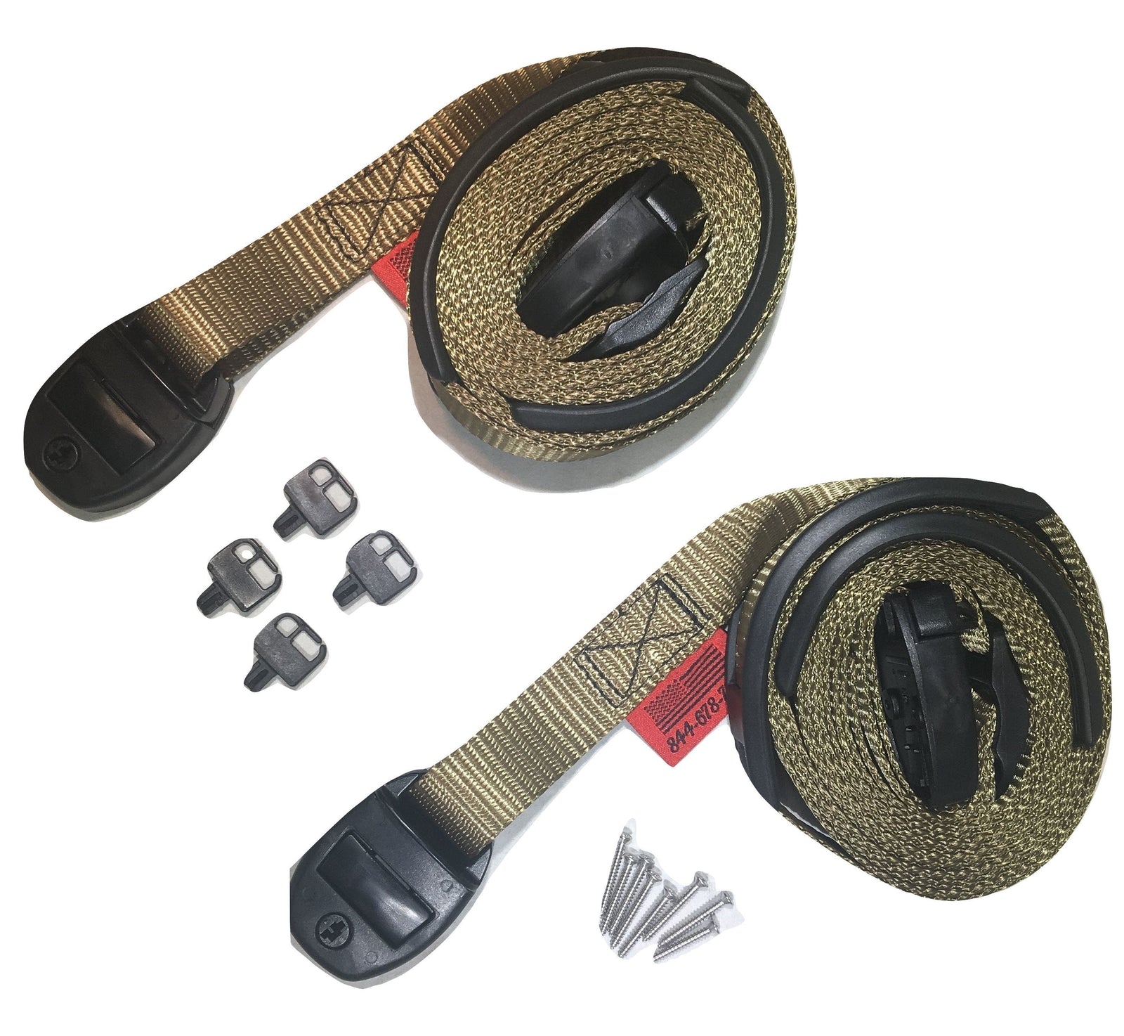 Olive Drab Nexus Center Release Buckle Spa Hot Tub Cover Adjustable Wind Straps | SIZE OPTIONS