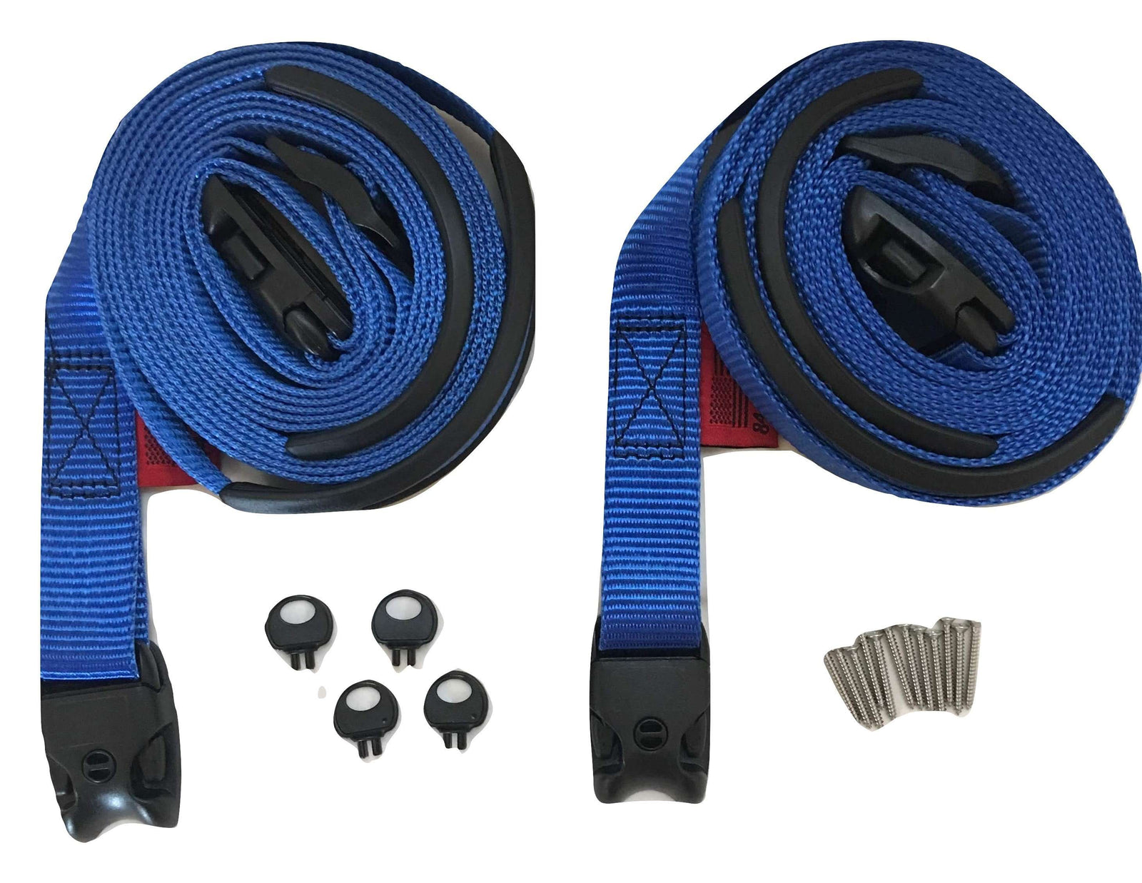 Blue ACW Buckle 2 pc Wind Strap Kit Hot Tub Secure Spa Hurricane Tie Down | SIZE OPTIONS