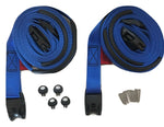Blue ACW Buckle 2 pc Wind Strap Kit Hot Tub Secure Spa Hurricane Tie Down | SIZE OPTIONS