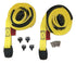 Yellow Standard Buckle Locks Spa Cover Hot Tub Wind Strap Complete Kit | SIZE OPTIONS