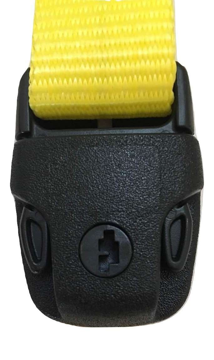 Yellow Standard Buckle Locks Spa Cover Hot Tub Wind Strap Complete Kit | SIZE OPTIONS