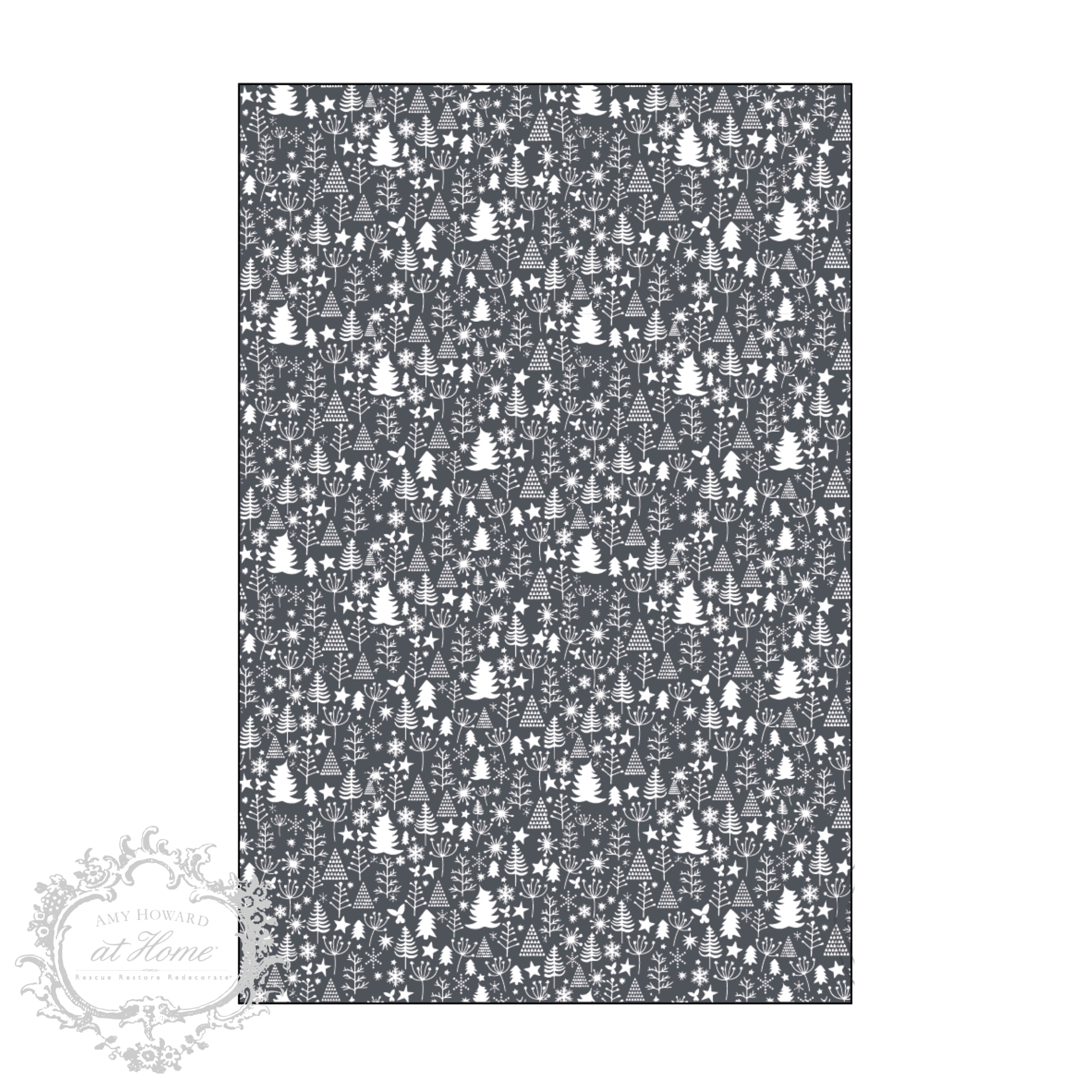 I See Christmas - Mesh Stencil 12x18