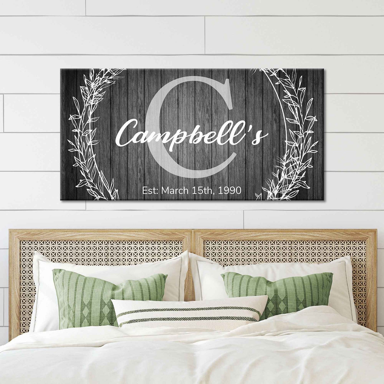 Family Name Sign -  Monogram Sign
