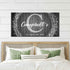 Family Name Sign -  Monogram Sign