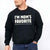 I’m Mom’s Favorite Unisex Sweatshirt - Funny Mom’s Favorite Son & Daughter Sweater
