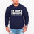 I’m Mom’s Favorite Unisex Sweatshirt - Funny Mom’s Favorite Son & Daughter Sweater