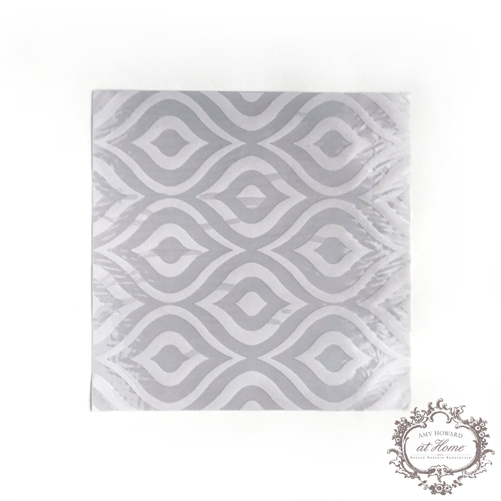 Ikat - Furniture Stencil 12x12 one time use