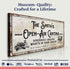 Family Open Air Cantina Sign