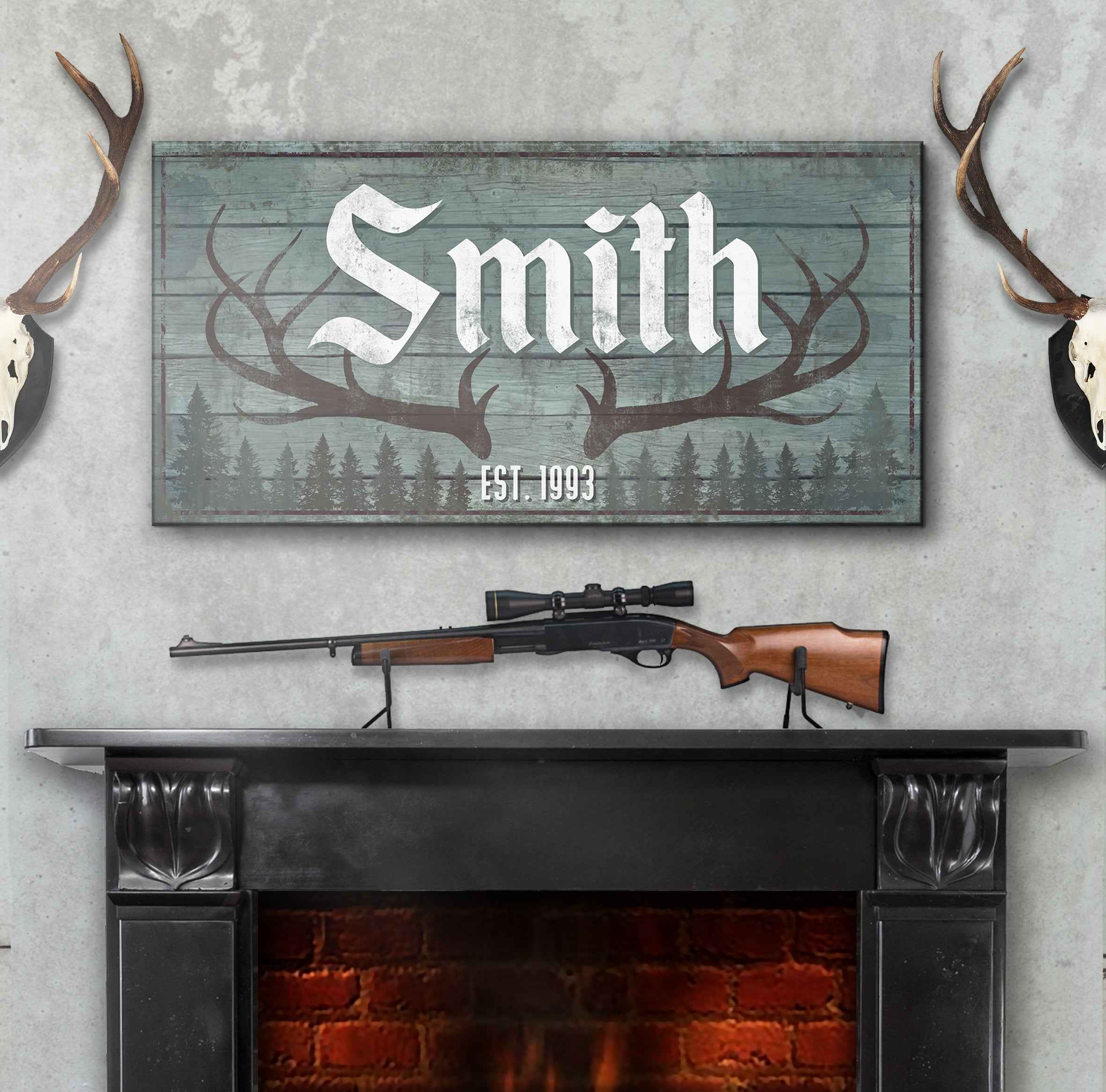 RUSTIC FAMILY ANTLER -LP1