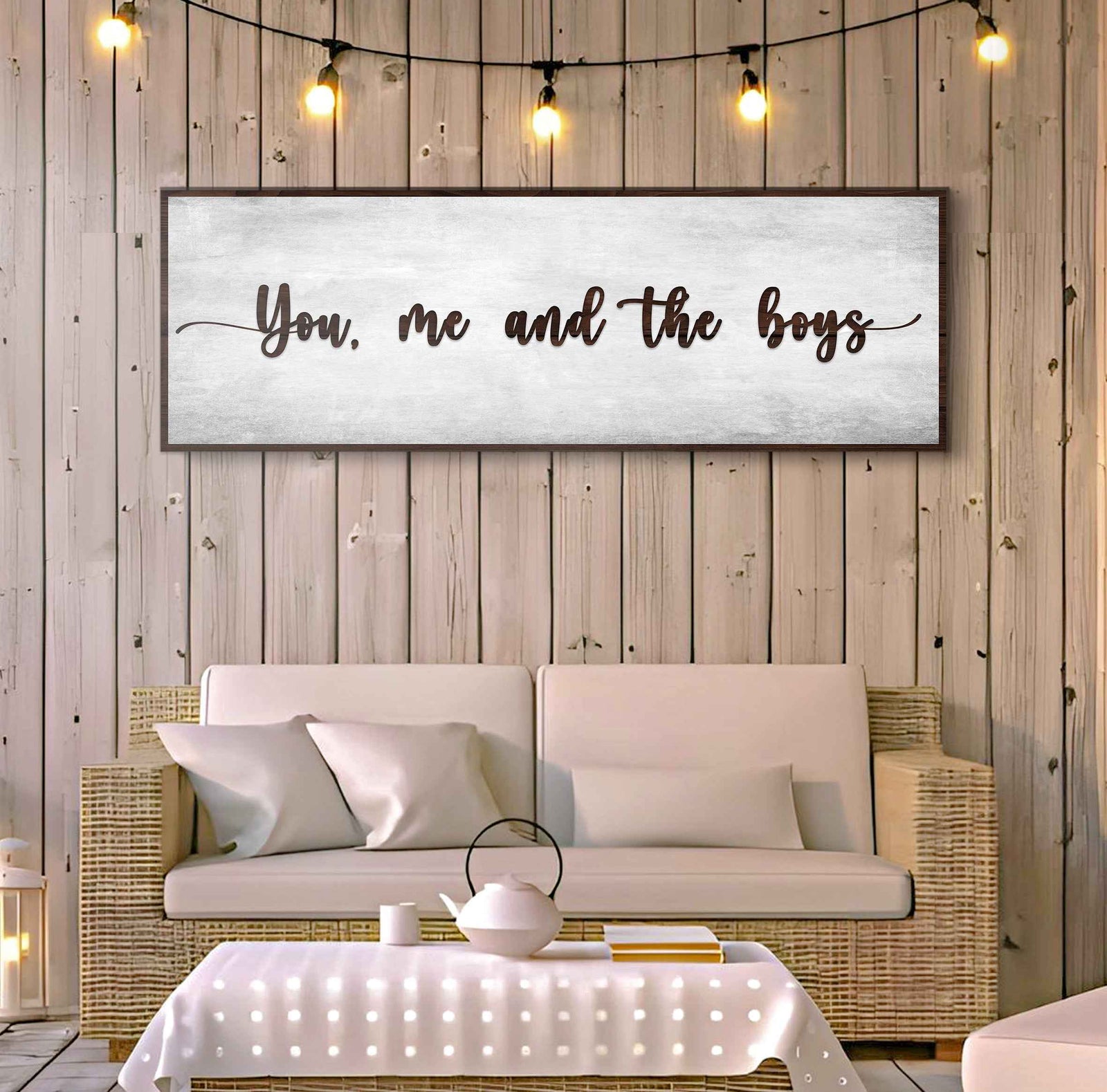 You, Me, And The Boys Sign V