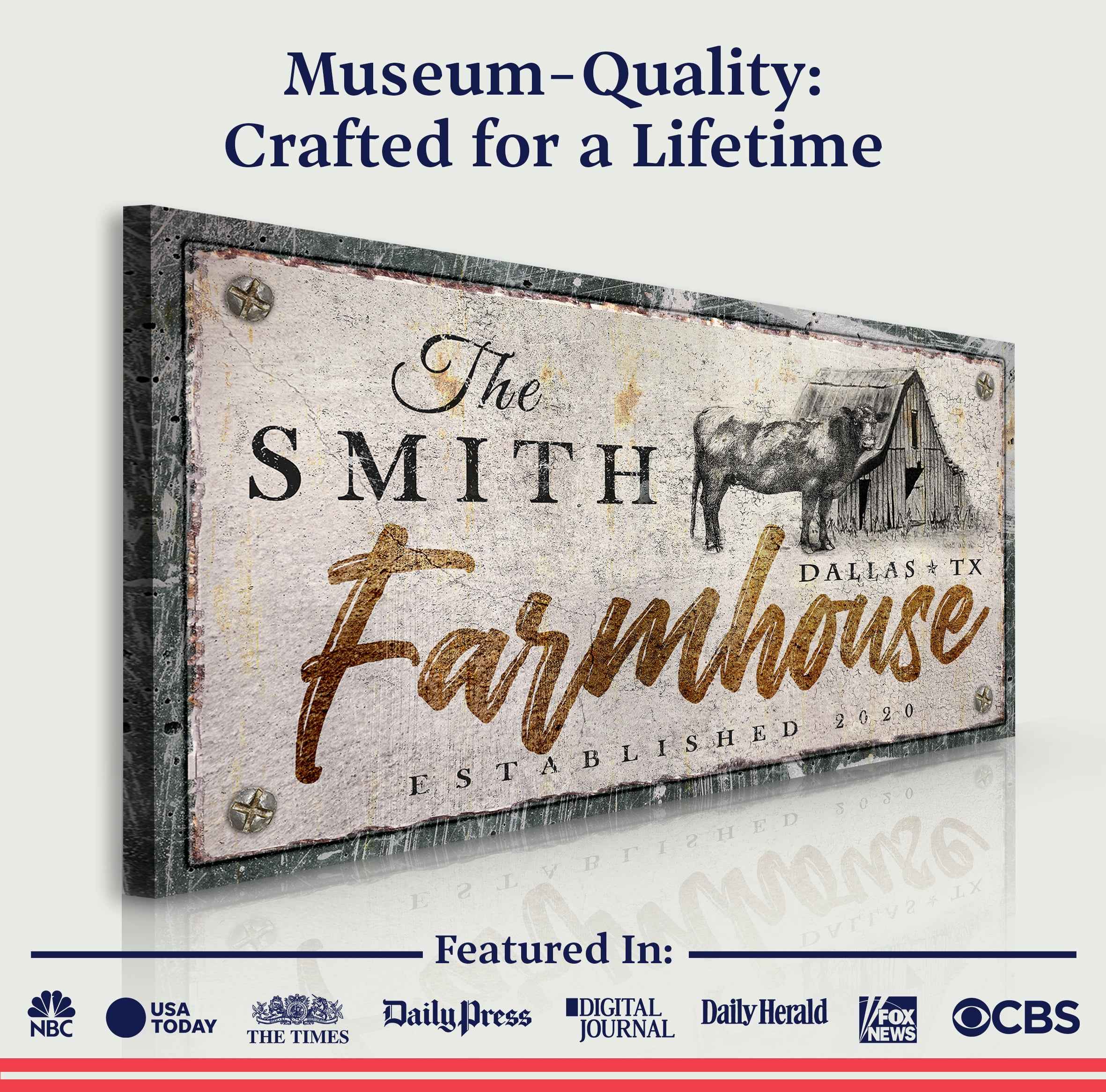 Rustic Farmhouse Sign V