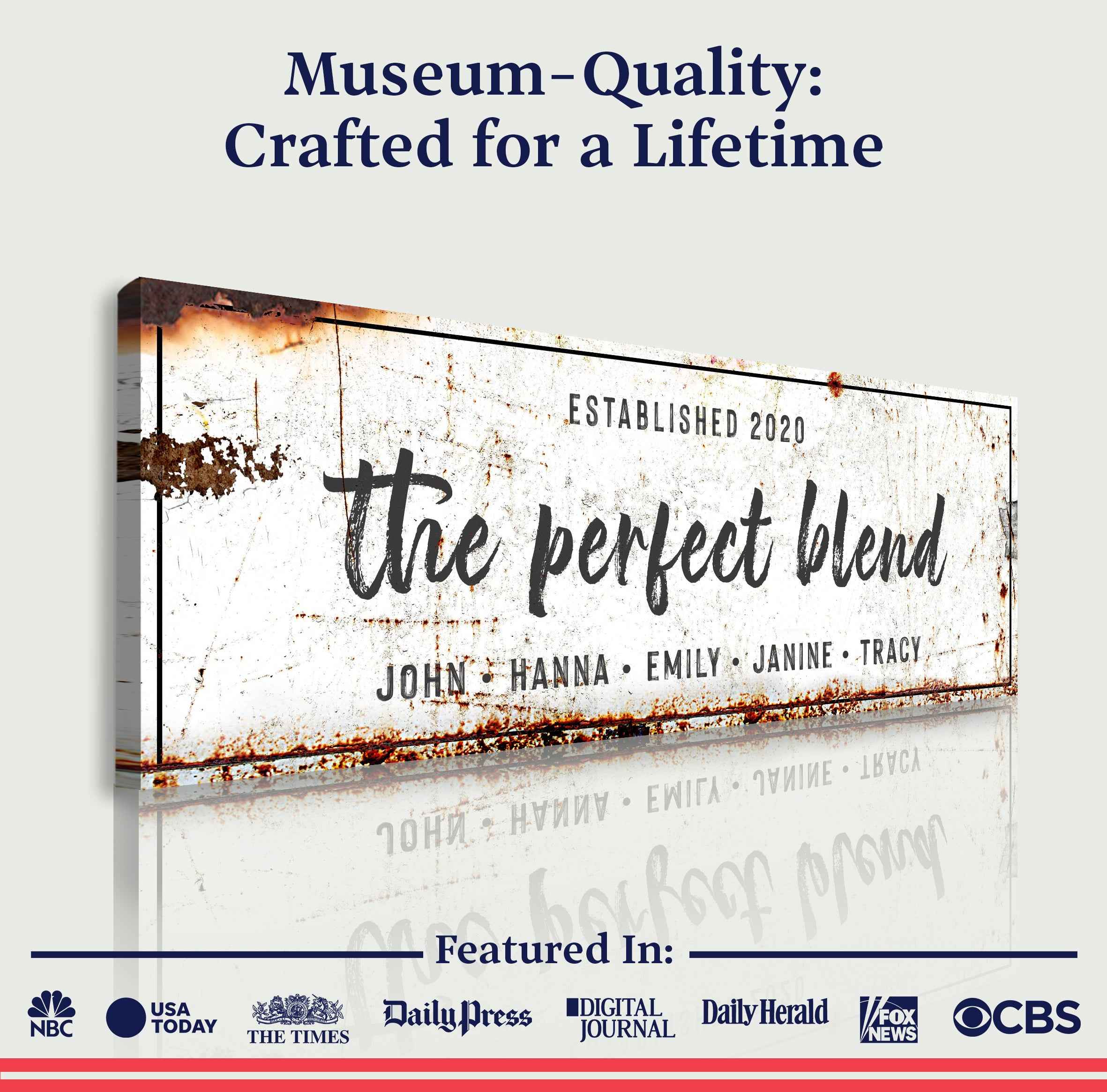 The Perfect Blend Sign