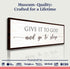 Give It To God And Go To Sleep Sign VII