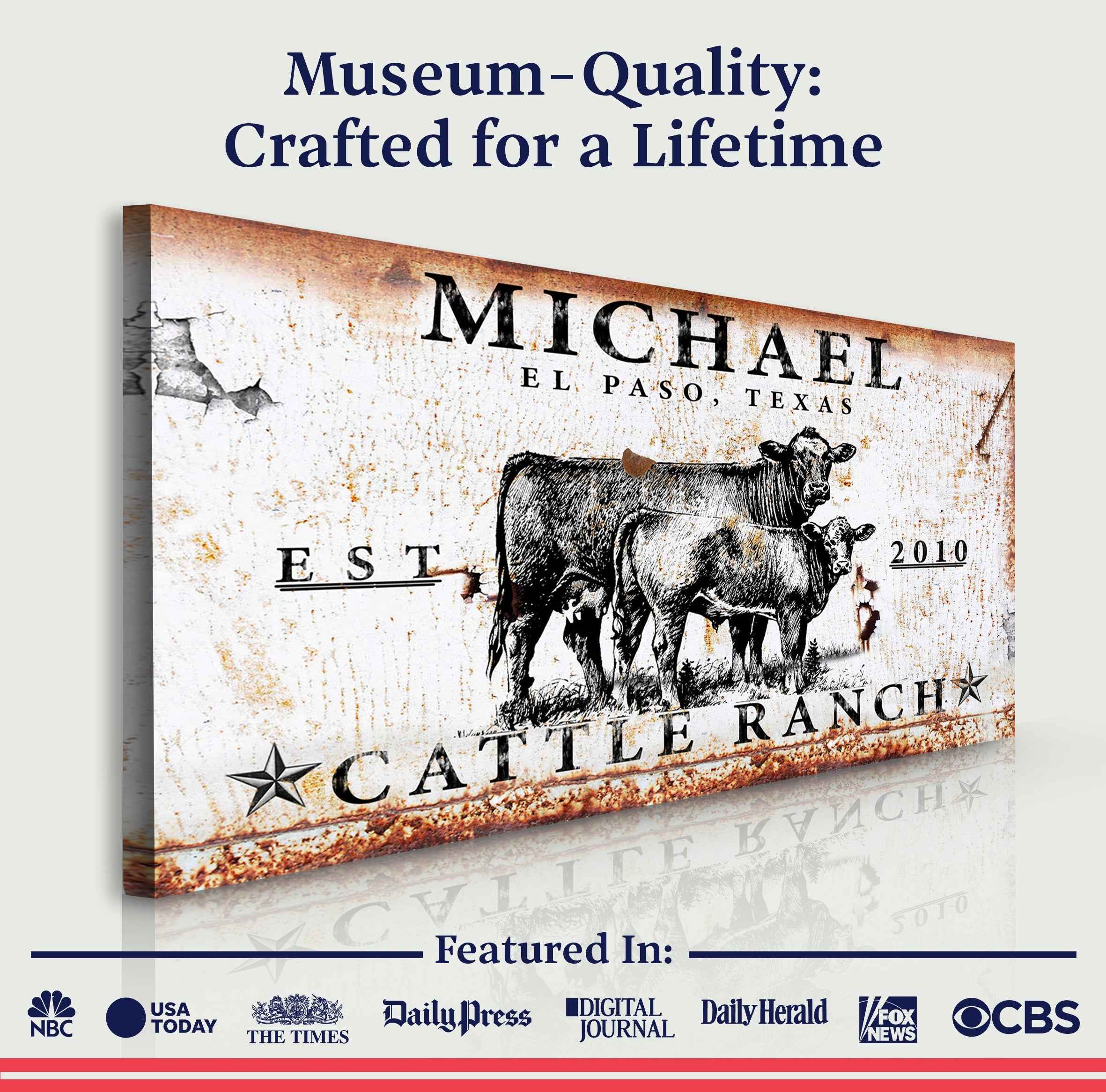 Cattle Ranch Sign II