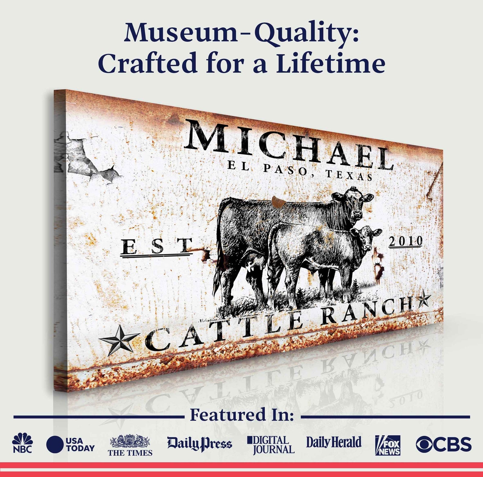 Cattle Ranch Sign II
