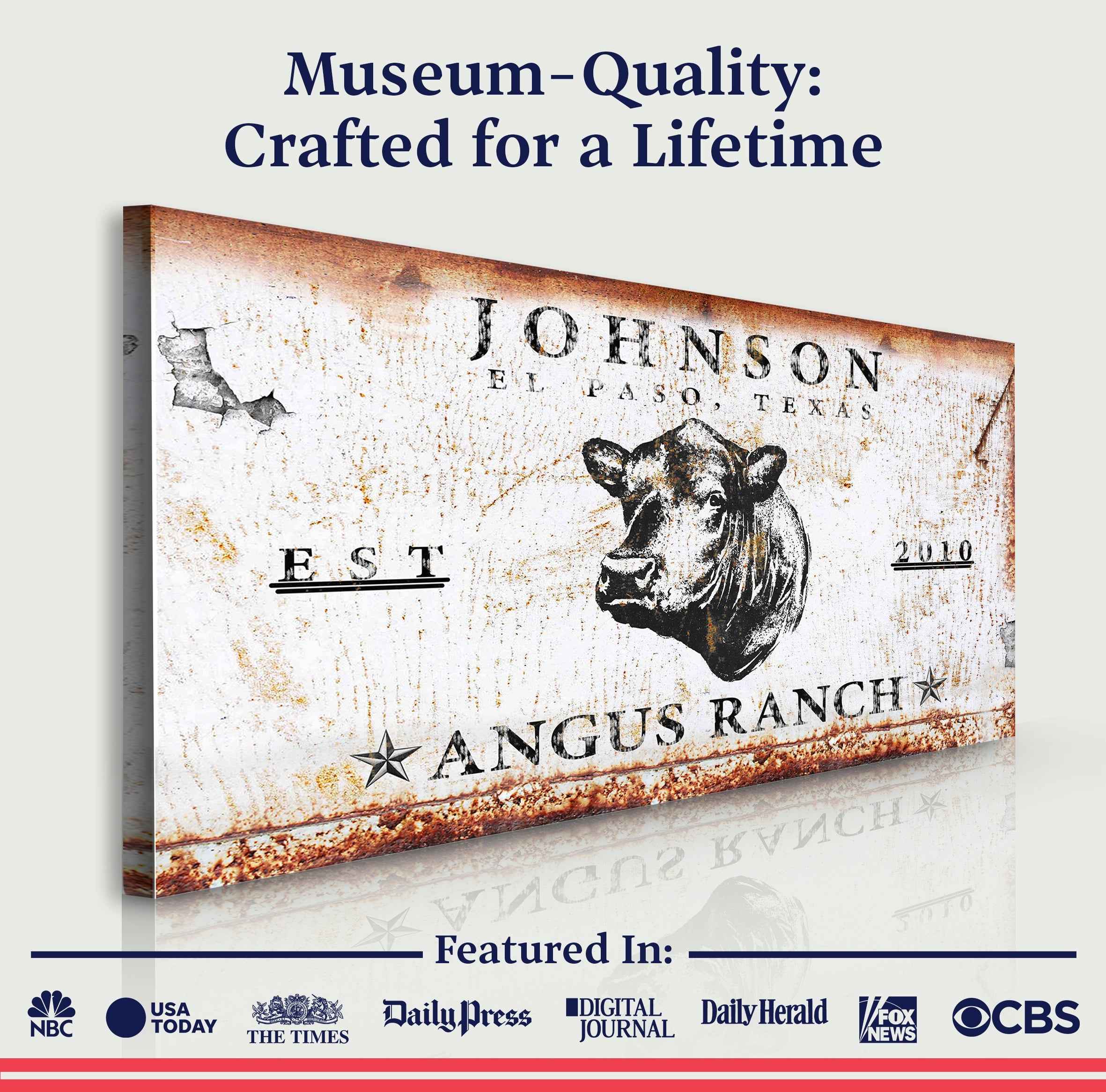 Angus Ranch Sign III