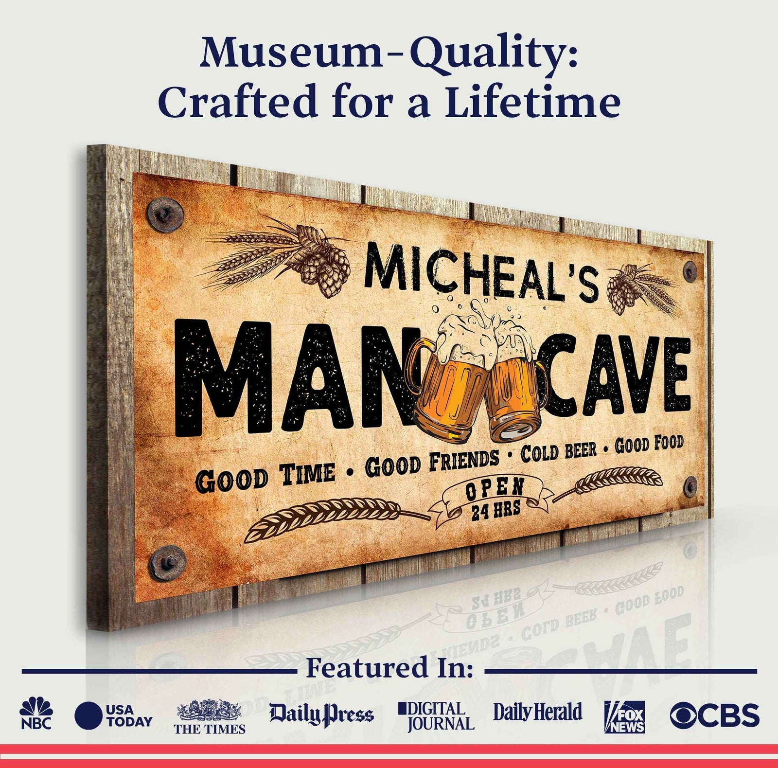 Man Cave Sign IV