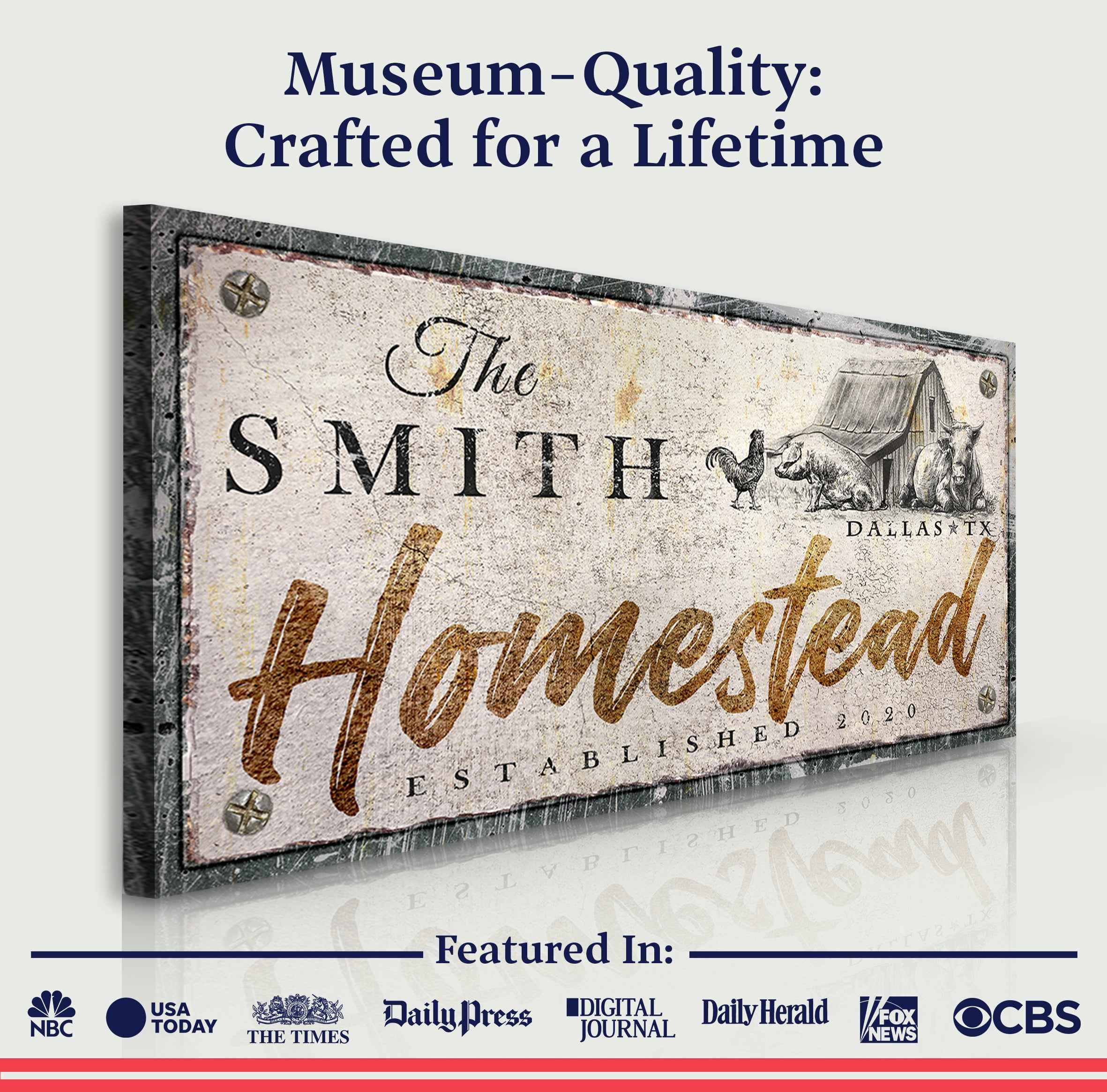 Homestead Sign IV