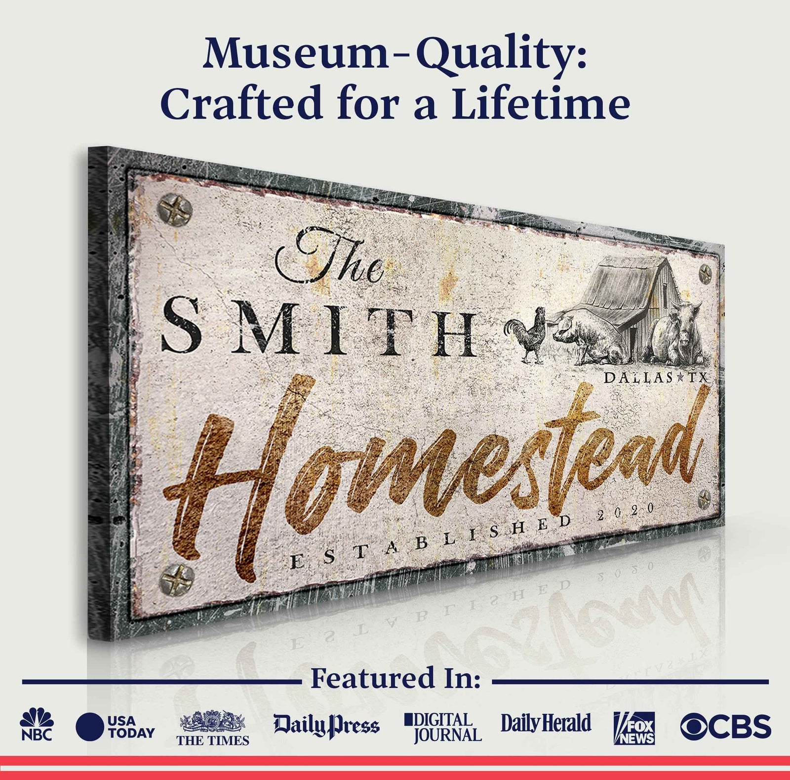Homestead Sign IV