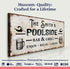 Personalized Poolside Bar And Grill Sign