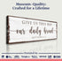 Give Us This Day Our Daily Bread Faith Sign