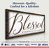 Blessed Is The Home That Is Filled With Love Sign