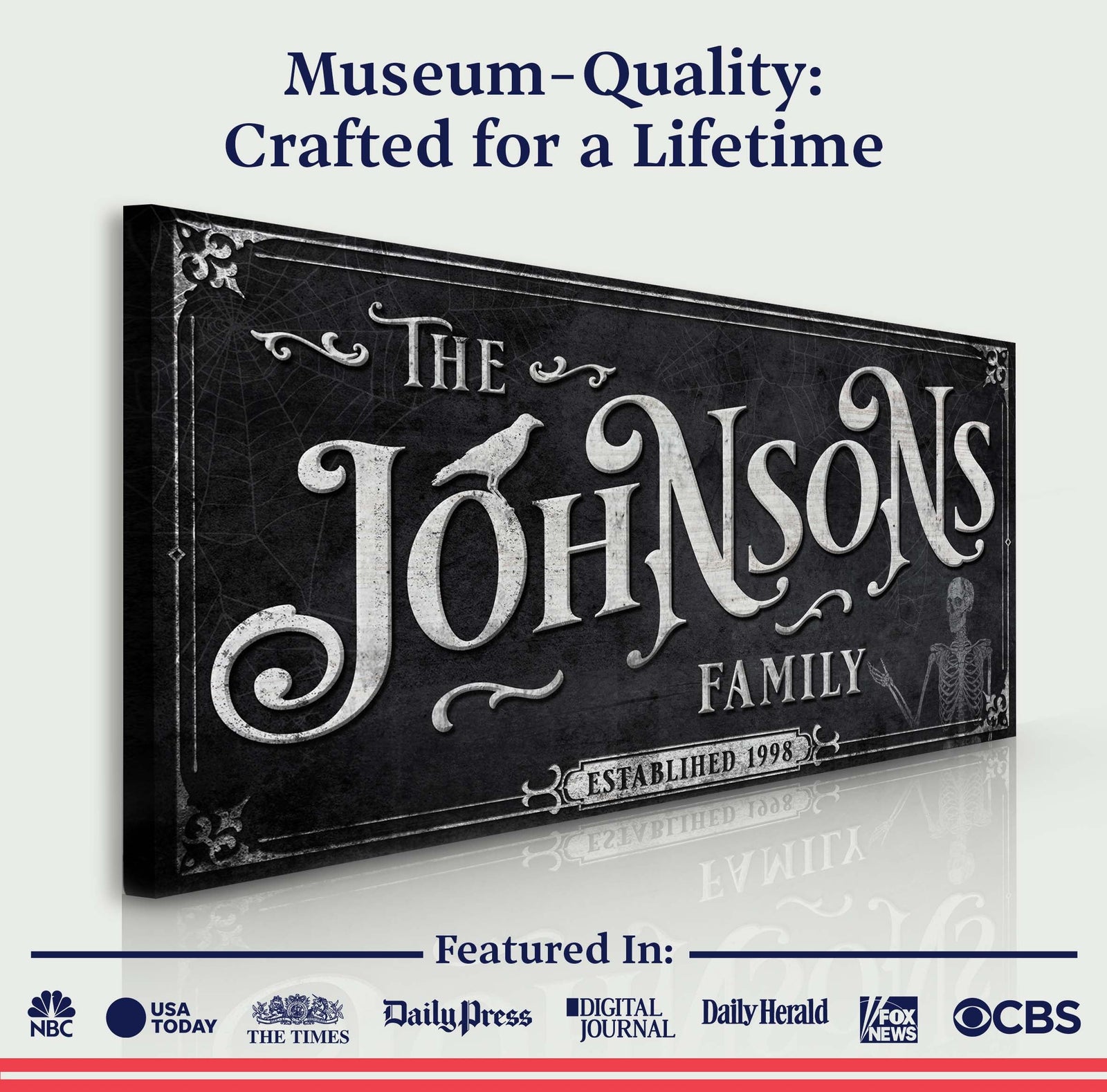 Personalized Gothic Sign III