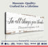 In All Things Give Thanks Thessalonians 5:18 Faith Sign II