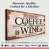 Coffee and Wine Sign II