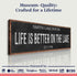 Life Is Better On The Lake Sign III