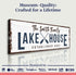 Family Lake House Arrow Sign II