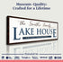 Family Lake House Arrow Sign III