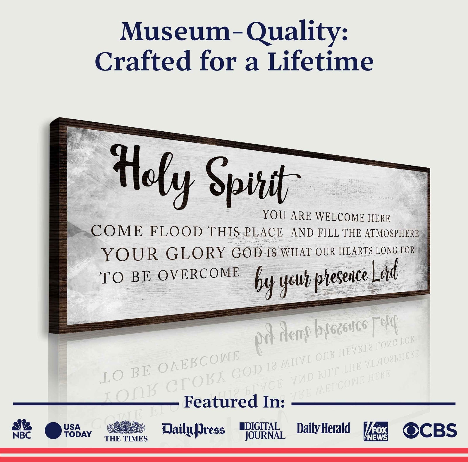 Holy Spirit You Are Welcome Here Sign