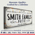 Family Patio Sign