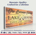 Family Lake House Paddle Sign III