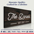 Wooden Family Name Sign