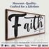 Faith Over Fear Faith Sign II