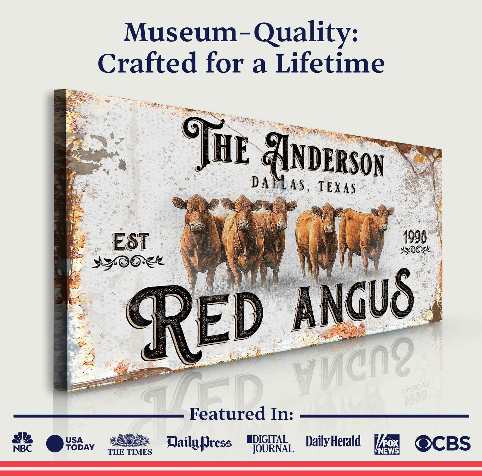 Red Angus Sign