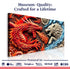 3D Dragon and Wolf Wall Art V