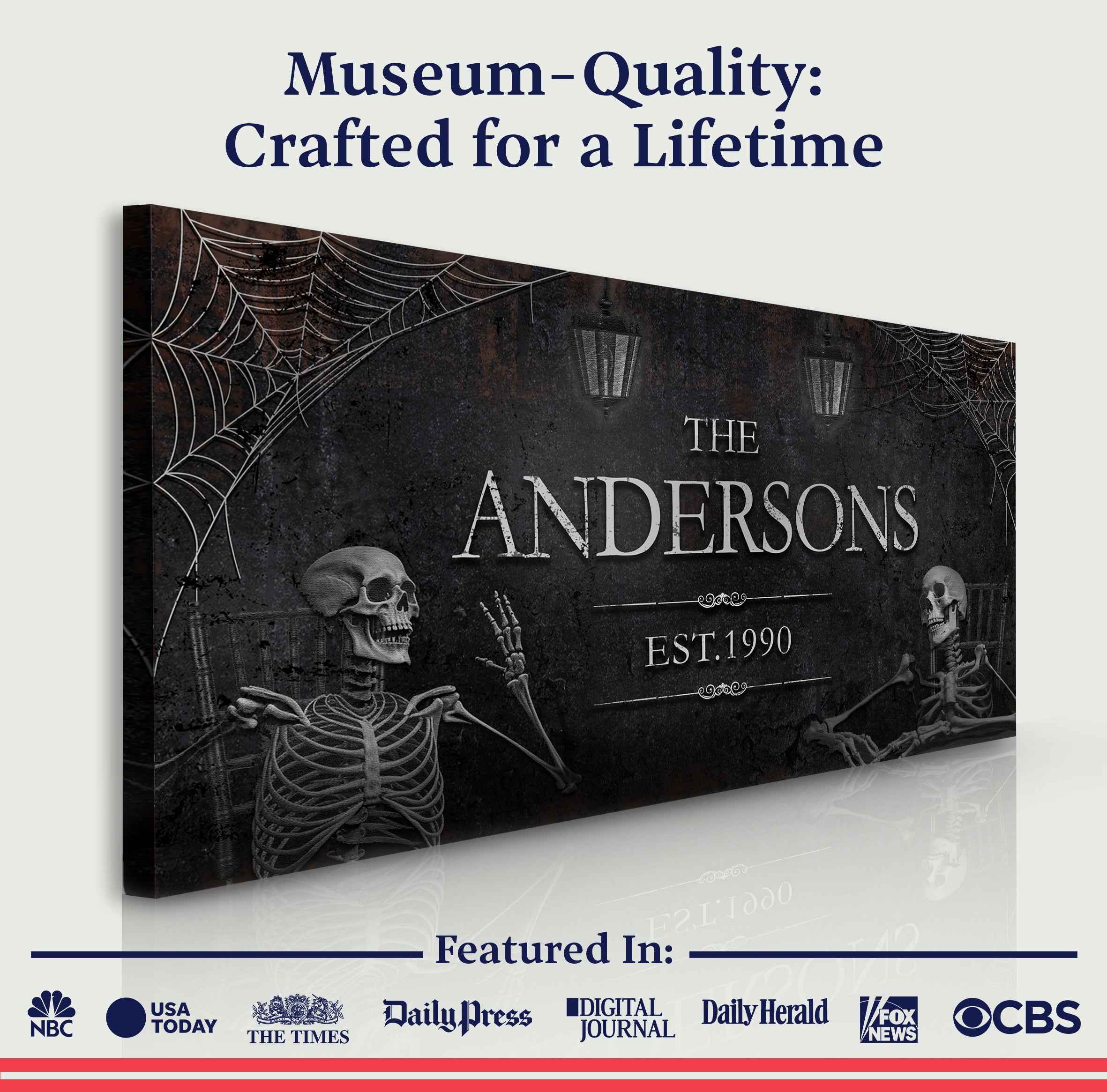 Personalized Gothic Sign VI