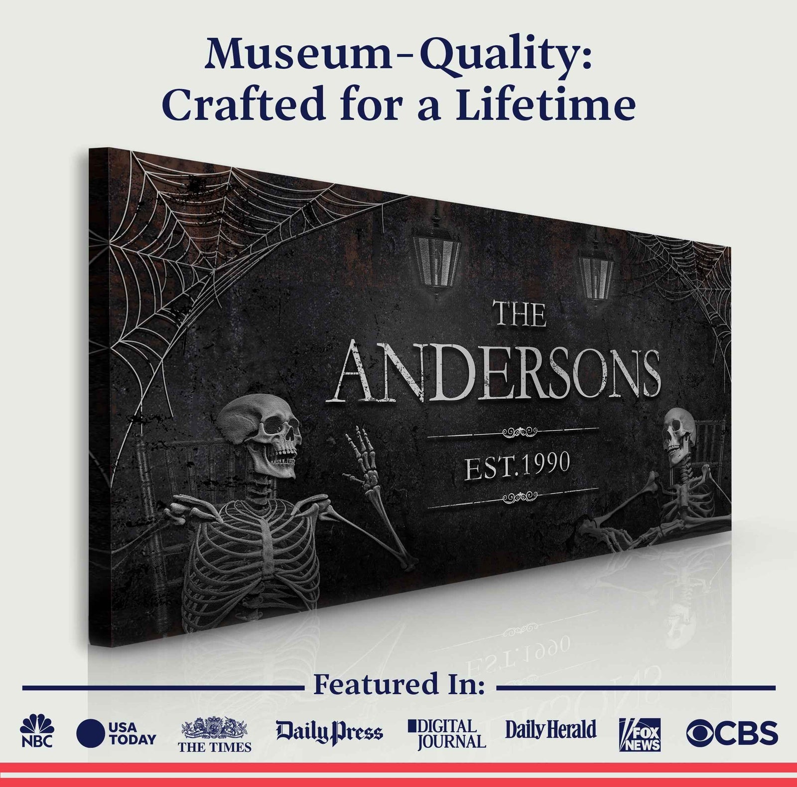 Personalized Gothic Sign VI