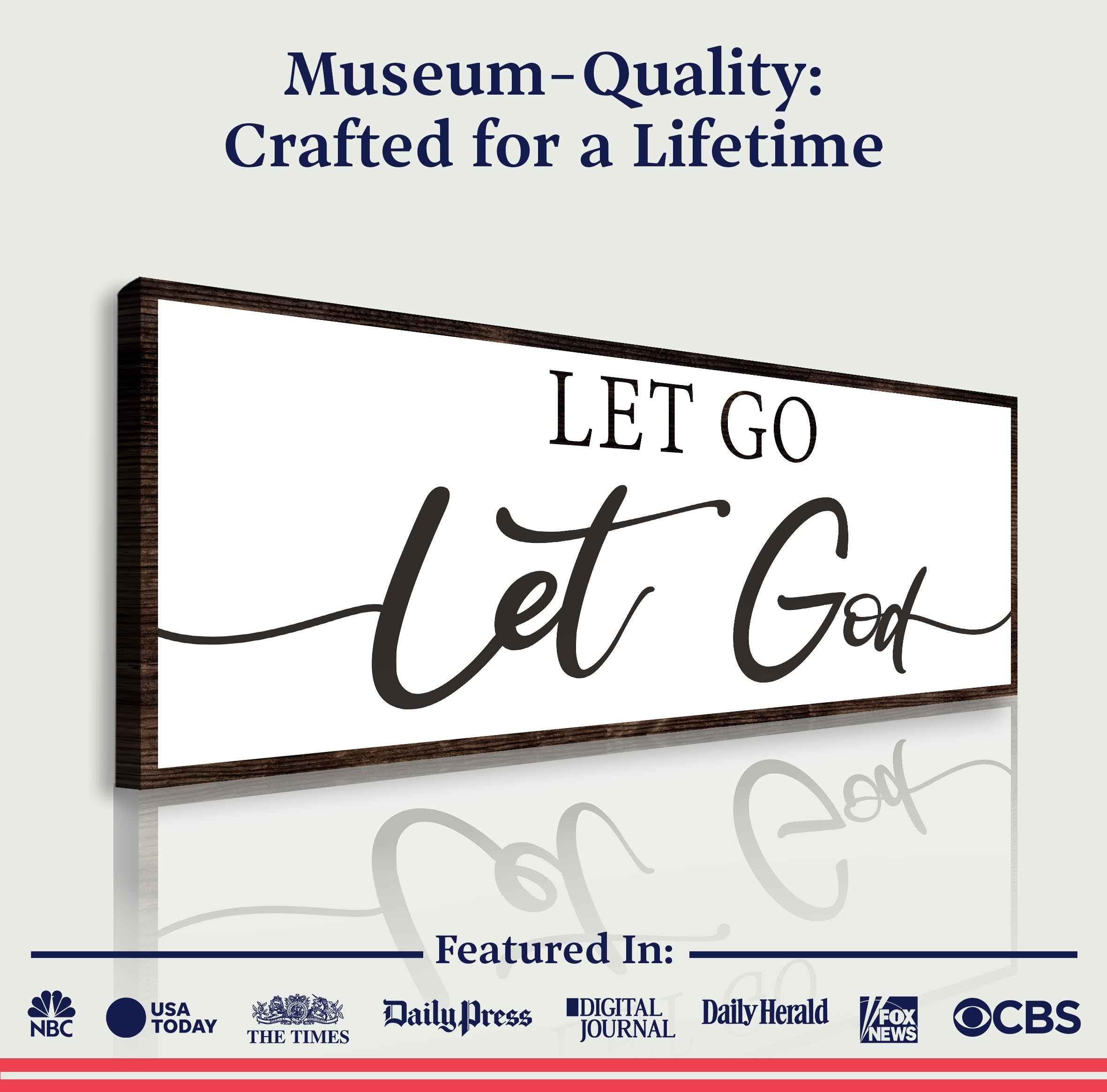 Let Go Let God Faith Sign III