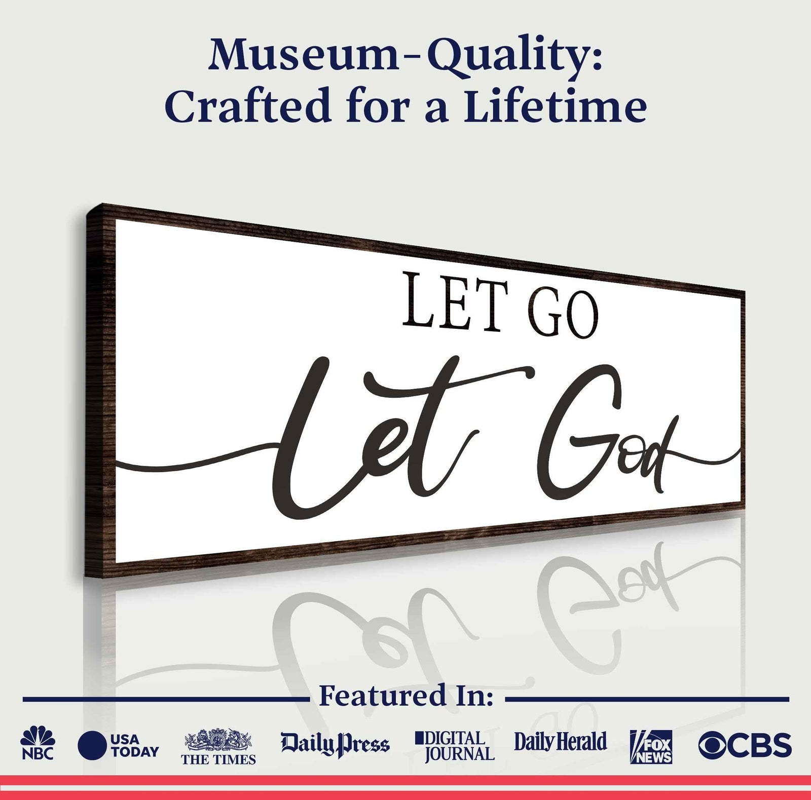 Let Go Let God Faith Sign III
